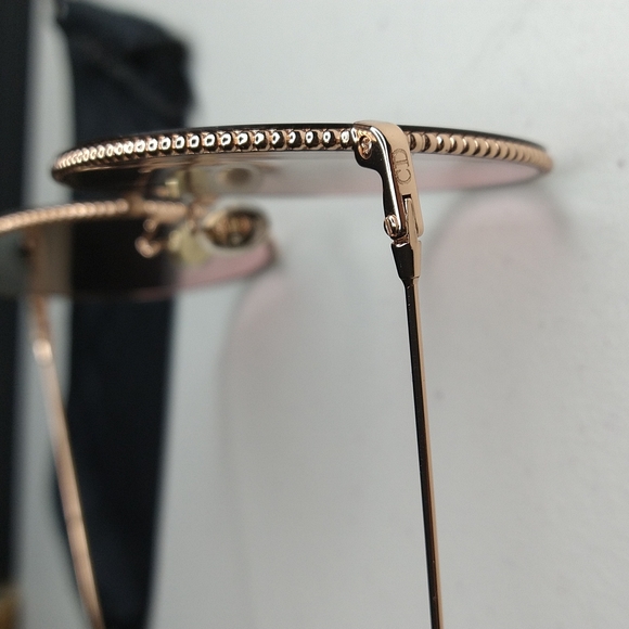 Christian Dior Sunglasses Rose Gold pink an brown lenses - Picture 5 of 9